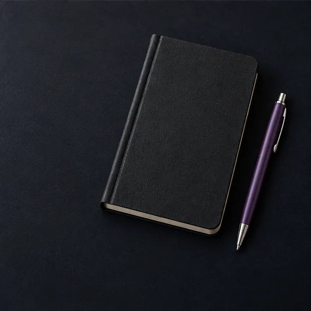 Записная книжка и ручка